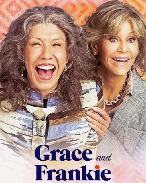 Grace And Frankie Poster paint by number