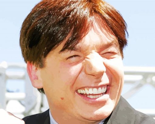 Happy Mike Myers paint by numbers