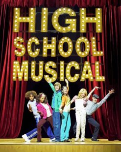 High School Musical paint by numbers