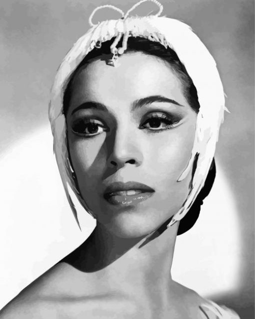 Maria Tallchief paint by numbers