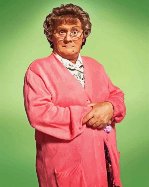 Mrs Brown paint by numbers