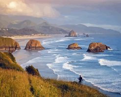 Oregon Coast Beach paint by numbers