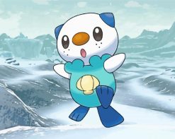 Oshawott Pokemon paint by number