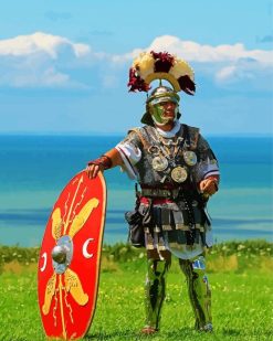 Roman Warrior paint by numbers