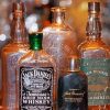 Whiskey Old Botles paint by numbers