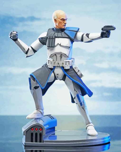 Aesthetic Captain Rex paint by number