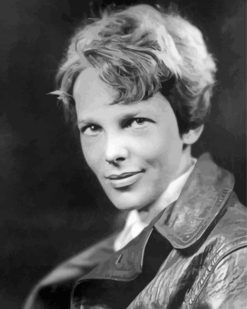 American Avitor Amelia Earhart paint by numbers