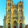 Cathedral Note Dame Amiens paint by numbers