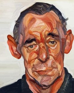 john deakin by Lucian Freud paint by numbers