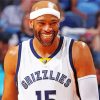 Smiling Vince Carter paint by numbers