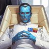 star wars character Grand Admiral Thrawn paint by number