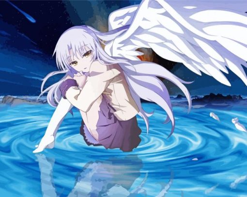 Tachibana Kanade Angel Beats paint by numbers