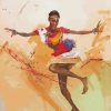 African Dancer Art paint by numbers