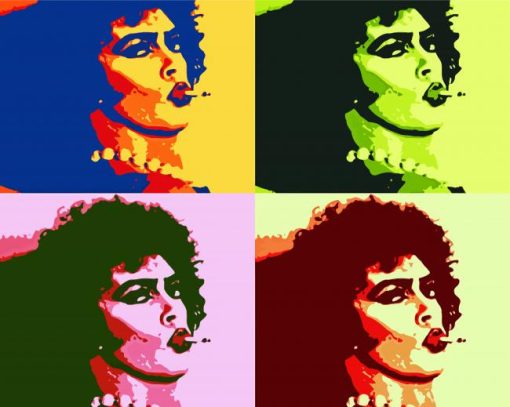 Frank Rocky Horror Picture Show paint by number