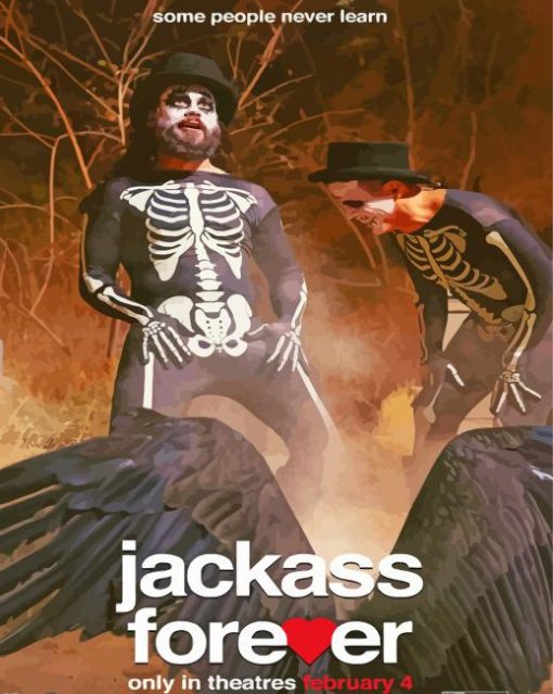 Jackass Forever paint by numbers