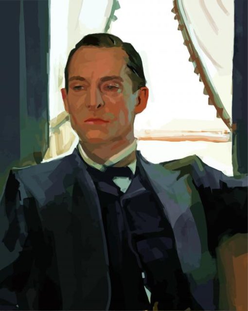 Jeremy Brett Actor paint by numbers