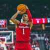 Nebraska Cornhuskers Basketball Player paint by numbers