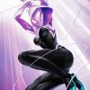 Marvel Comics Spider Gwen paint by number