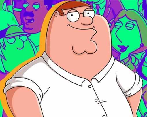 Peter Griffin paint by numbers