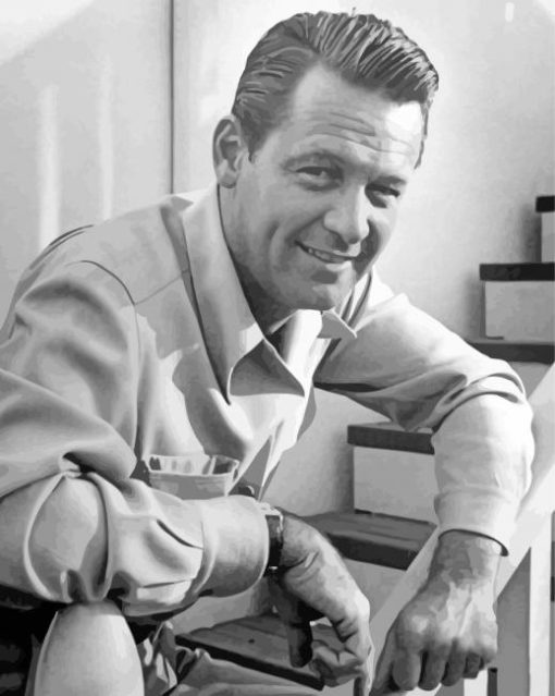 The Ameican Actor William Holden paint by numbers