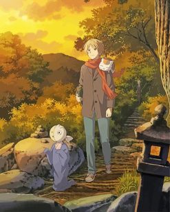 Aesthetic Natsume Yuujinchou paint by numbers