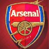 Arsenal Club Logo paint by numbers