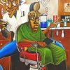 Barbershop Art paint by numbers