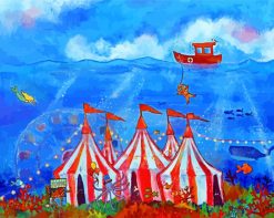 Circus Art paint by numbers