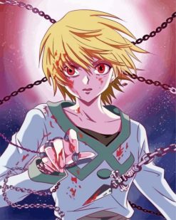 Kurapika Manga Anime paint by numbers