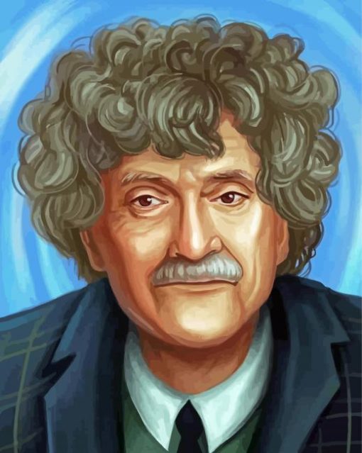 Kurt Vonnegut Art paint by numbers