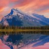 Mt Rundle Sunset paint by numbers