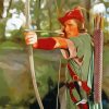 Errol Flynn Robin Hood paint by numbers