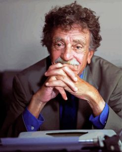 Aesthetic Kurt Vonnegut paint by numbers