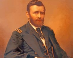 Vintage Ulysses S Grant paint by numbers