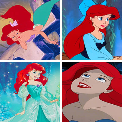 Ariel mermaid painting by numbers