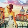 Girl In Venice paint by numbers