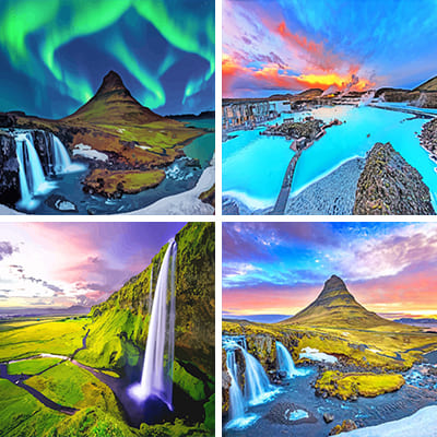 Iceland painting by numbers