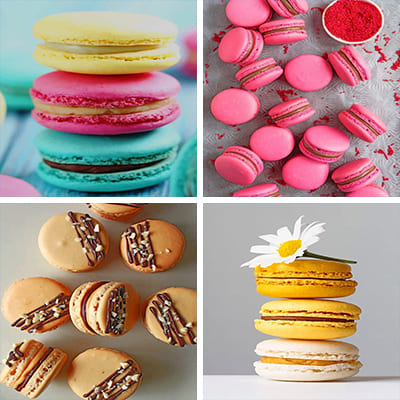 Macarons painting by numbers