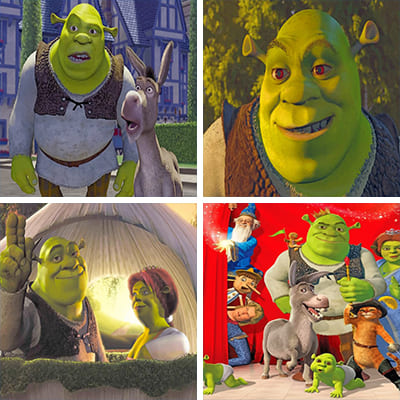 Shrek painting by numbers