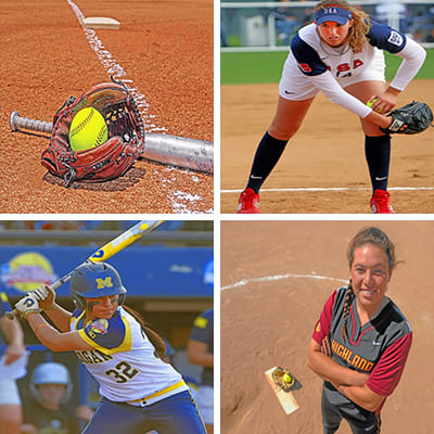 Softball painting by numbers