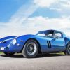 Blue Ferrai 250 GTO paint by numbers