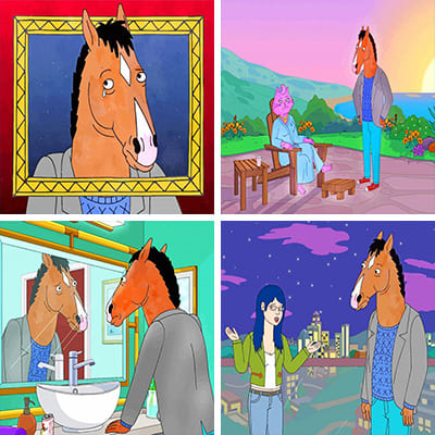 bojack Horseman painting by numbers