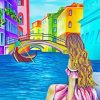 Girl In Venice paint by numbers