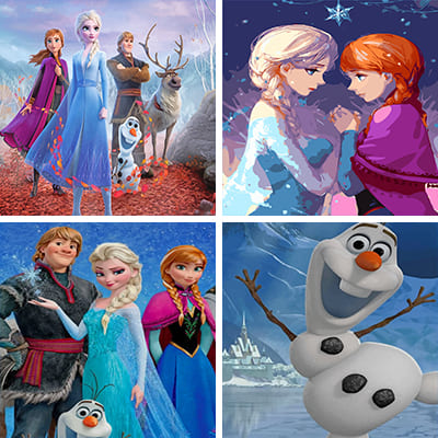 frozen painting by numbers