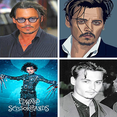 johnny depp painting by numbers