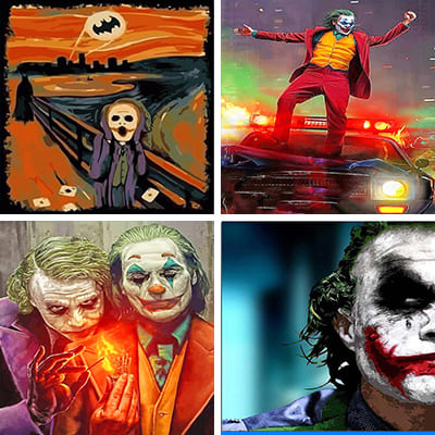 joker painting by numbers