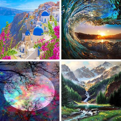 nature painting by numbers