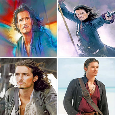 orlando bloom painting by numbers