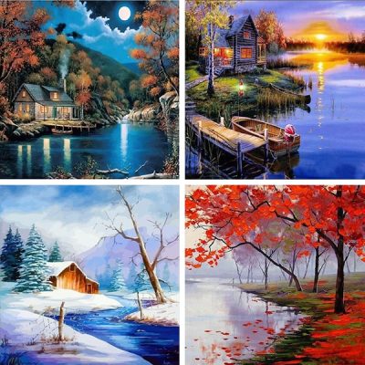 river painting by numbers