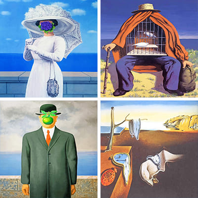 surrealist painting by numbers